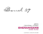 Barrel 27 Shenanigans Rose 2011 Front Label