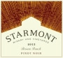 Starmont Brown Ranch Pinot Noir 2013 Front Label