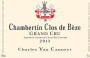 Charles Van Canneyt Chambertin Clos de Beze Grand Cru 2013 Front Label