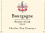 Charles Van Canneyt Bourgogne Pinot Noir 2013 Front Label