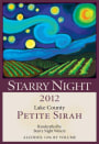 Starry Night Winery Petite Sirah 2012 Front Label