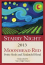 Starry Night Winery Moonhead Red 2013 Front Label