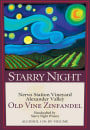 Starry Night Winery Old Vine Zinfandel 2011 Front Label