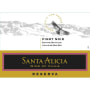 Santa Alicia Reserva Pinot Noir 2015 Front Label