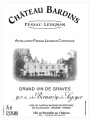 Chateau Bardins Pessac-Leognan Rouge 2010 Front Label