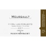 Chateau de Puligny-Montrachet Meursault Les Porusots Premier Cru 2013 Front Label