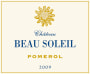 Chateau Beau Soleil Pomerol 2009 Front Label