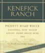Kenefick Ranch Picket Road White 2015 Front Label