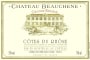 Chateau Beauchene Cotes du Rhone Grande Reserve 2014 Front Label
