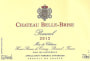 Chateau Belle-Brise Pomerol 2012 Front Label