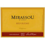Mirassou Red Blend Front Label