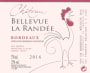 Chateau Bellevue la Randee Bordeaux 2014 Front Label
