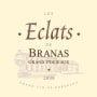 Chateau Branas Grand Poujeaux Les Eclats de Branas 2008 Front Label