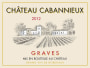 Chateau Cabannieux Graves 2012 Front Label