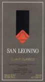 San Leonino Chianti Classico 1998 Front Label