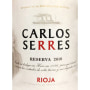 Carlos Serres Reserva 2010 Front Label
