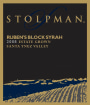 Stolpman Vineyards Ruben's Block Syrah 2008 Front Label
