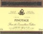 Zonnebloem Pinotage 1998 Front Label