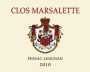 Chateau Clos Marsalette Pessac-Leognan 2010 Front Label