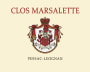 Chateau Clos Marsalette Pessac-Leognan 2016 Front Label