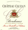 Chateau Cluzan Bordeaux 2007 Front Label