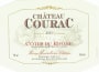 Chateau Courac Cotes du Rhone 2010 Front Label