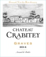 Chateau Crabitey Graves 2014 Front Label