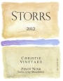 Storrs Christie Vineyard Pinot Noir 2012 Front Label