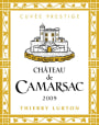 Chateau de Camarsac Bordeaux Superieur Cuvee Prestige 2009 Front Label