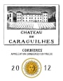 Chateau de Caraguilhes Corbieres 2012 Front Label