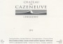 Chateau de Cazeneuve Languedoc Blanc 2015 Front Label