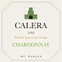 Calera Mt. Harlan Chardonnay 2015 Front Label