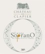 Chateau de Clapier Luberon Cuvee Soprano Rouge 2009 Front Label