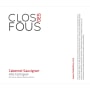 Clos des Fous Cabernet Sauvignon 2013 Front Label