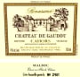 Chateau de Gaudou Cahors Renaissance 2007 Front Label