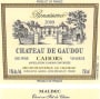 Chateau de Gaudou Cahors Renaissance 2009 Front Label