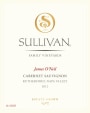 Sullivan Rutherford Estate James O'Neil Cabernet Sauvignon 2012 Front Label