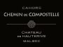 Chateau de Hauterive Cahors Chemin de Compostelle 2010 Front Label