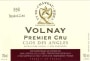 Chateau de la Cree Volnay Clos des Angles Premier Cru 2012 Front Label