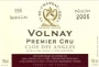 Chateau de la Cree Volnay Clos des Angles Premier Cru 2006 Front Label