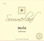 Summerland Merlot 2012 Front Label