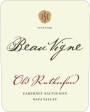 Beau Vigne 'Old  Rutherford' Cabernet Sauvignon 2013 Front Label