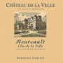 Chateau de la Velle Meursault Clos de la Velle 2008 Front Label