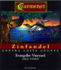 Dynamite Vineyards Evangelho Old Vines Zinfandel 1998 Front Label