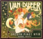 Van Duzer Barrel Select Pinot Noir 1998 Front Label