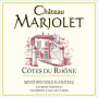 Chateau de Marjolet Cotes du Rhone 2015 Front Label