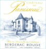 Chateau de Panisseau Bergerac Rouge 2005 Front Label