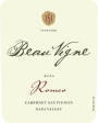 Beau Vigne Romeo Cabernet Sauvignon 2010 Front Label