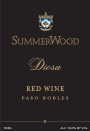 SummerWood Diosa Red 2010 Front Label