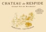 Chateau de Respide Graves Cuvee Callipyge Blanc 2014 Front Label